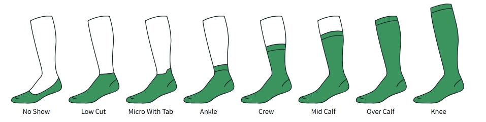 Socks Function Options & styles - Custom Sock Manufacturer | Direct Factory for ...